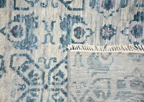 Hand Knotted Oushak Rug 8'8